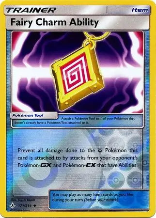 Unbroken Bonds Fairy Charm Ability #171/214 reverse holo